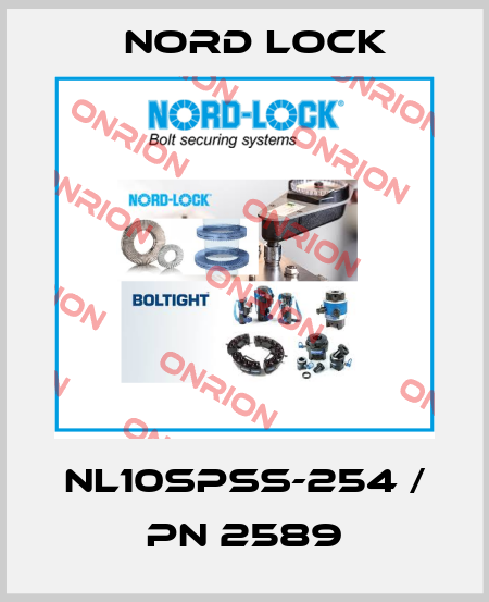 NL10SPSS-254 / PN 2589 Nord Lock