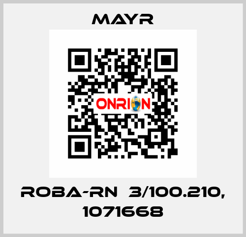 ROBA-RN  3/100.210, 1071668 Mayr