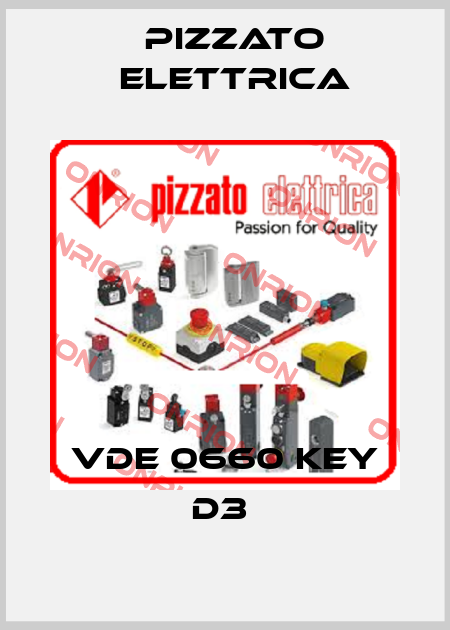 VDE 0660 key D3  Pizzato Elettrica