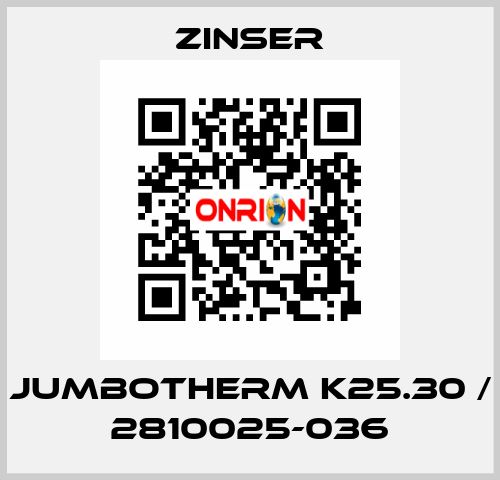 JUMBOTHERM K25.30 / 2810025-036 Zinser