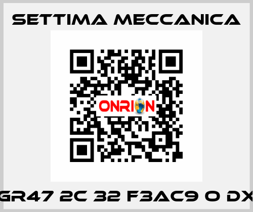 GR47 2c 32 F3AC9 O DX Settima Meccanica