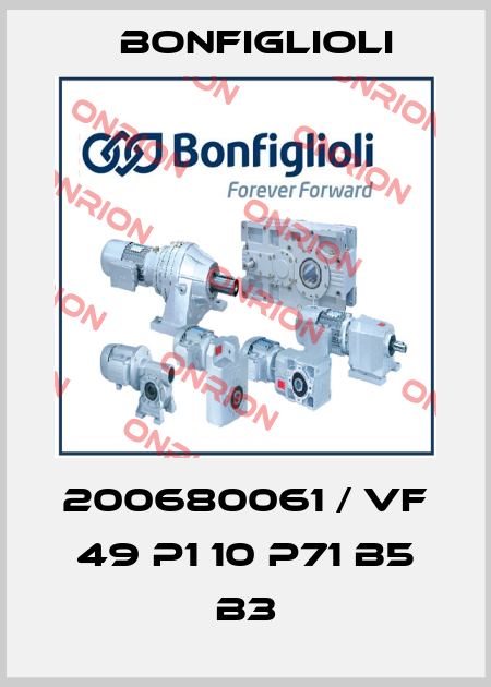 200680061 / VF 49 P1 10 P71 B5 B3 Bonfiglioli