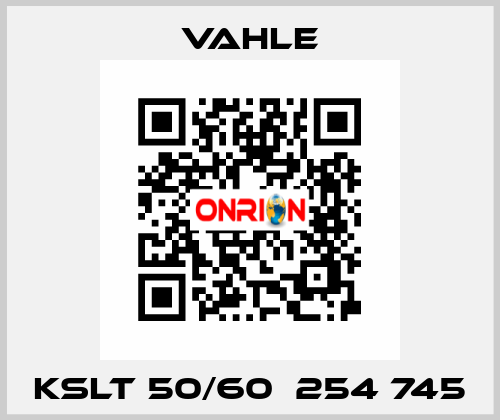 KSLT 50/60  254 745 Vahle