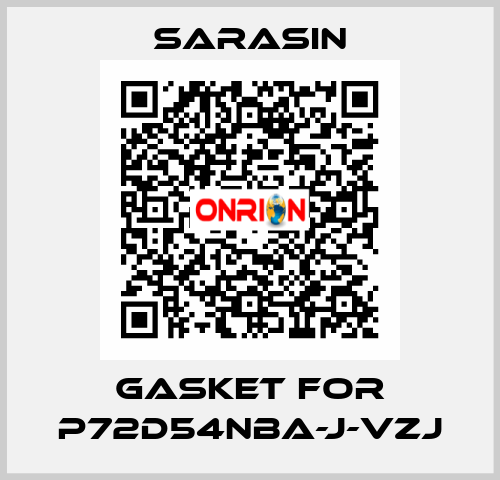 Gasket for P72D54NBA-J-VZJ Sarasin