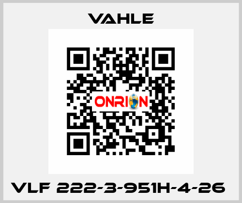 VLF 222-3-951H-4-26  Vahle