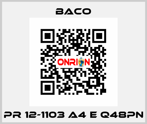 PR 12-1103 A4 E Q48PN BACO