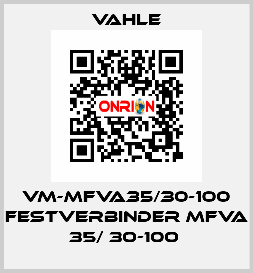 VM-MFVA35/30-100 FESTVERBINDER MFVA 35/ 30-100  Vahle