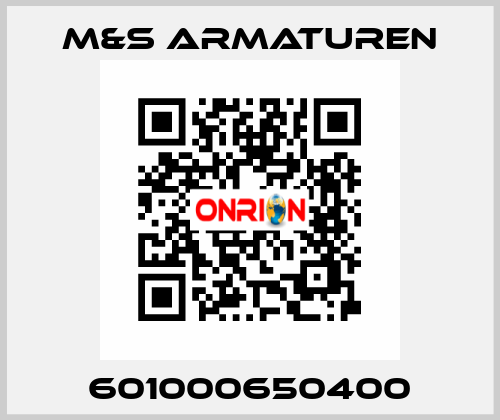 601000650400 M&S Armaturen