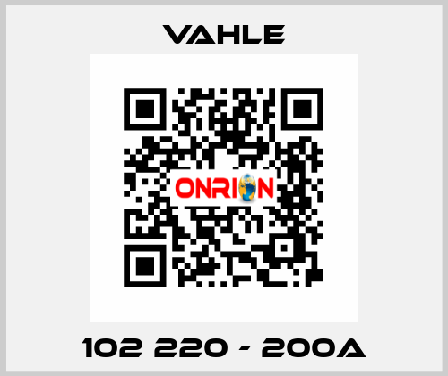 102 220 - 200A Vahle