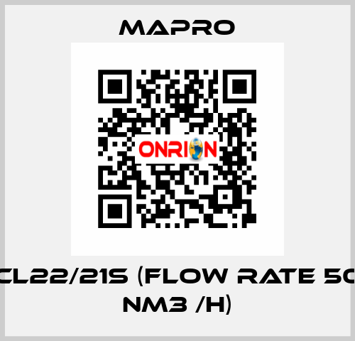 CL22/21S (flow rate 50 Nm3 /h) Mapro