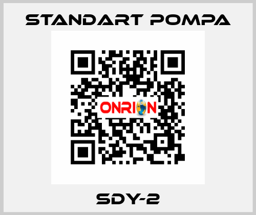 SDY-2 STANDART POMPA