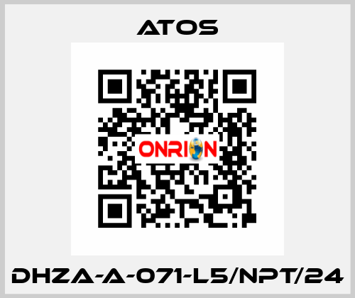 DHZA-A-071-L5/NPT/24 Atos