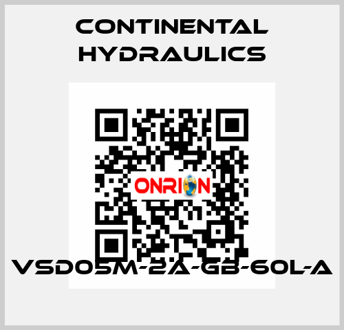 VSD05M-2A-GB-60L-A Continental Hydraulics