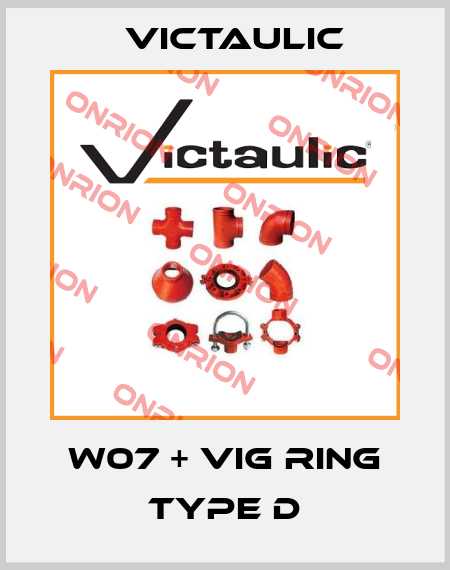 W07 + VIG RING TYPE D Victaulic