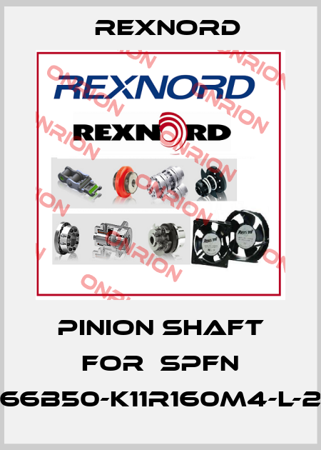 Pinion shaft for  SPFN 66B50-K11R160M4-L-2 Rexnord