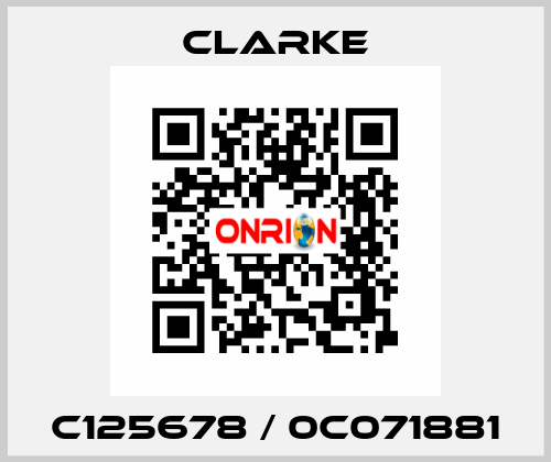 C125678 / 0C071881 Clarke