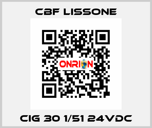 CIG 30 1/51 24VDC CBF LISSONE