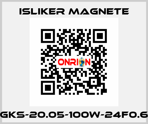 GKs-20.05-100W-24F0.6 ISLIKER MAGNETE