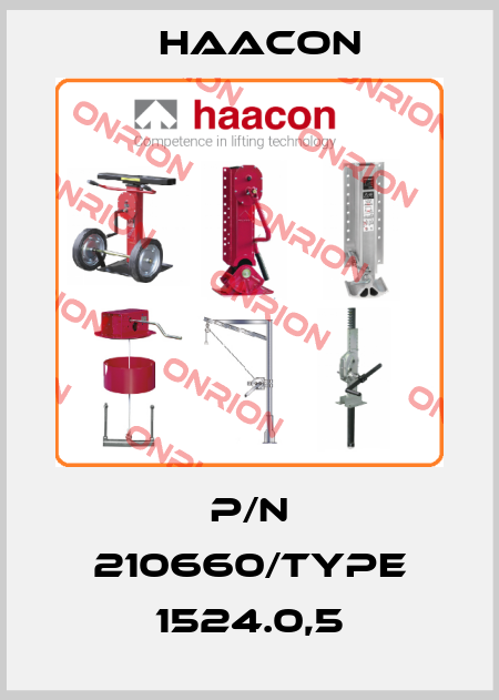 P/N 210660/Type 1524.0,5 haacon