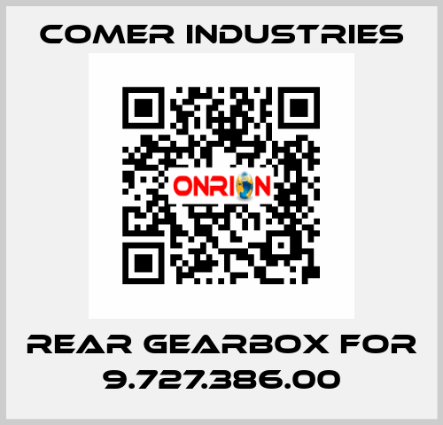 rear gearbox for 9.727.386.00 Comer Industries