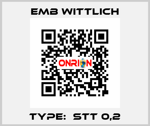 Type:  STT 0,2 EMB Wittlich