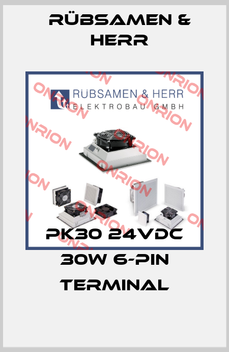 PK30 24VDC 30W 6-pin terminal Rübsamen & Herr
