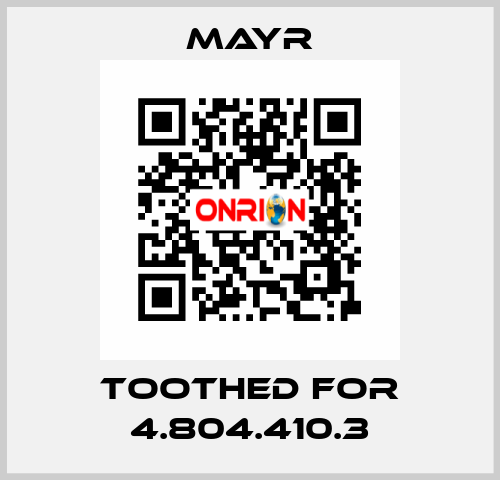 toothed for 4.804.410.3 Mayr