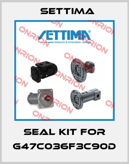 seal kit for G47C036F3C90D Settima