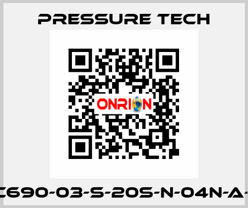 LGC690-03-S-20S-N-04N-A-SV Pressure Tech