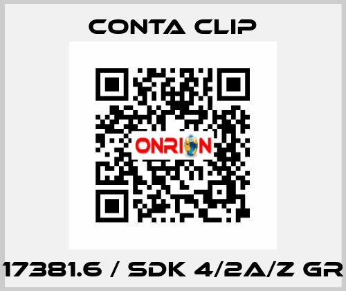 17381.6 / SDK 4/2A/Z GR Conta Clip