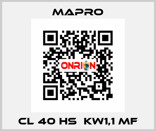 CL 40 HS  kW1,1 MF Mapro