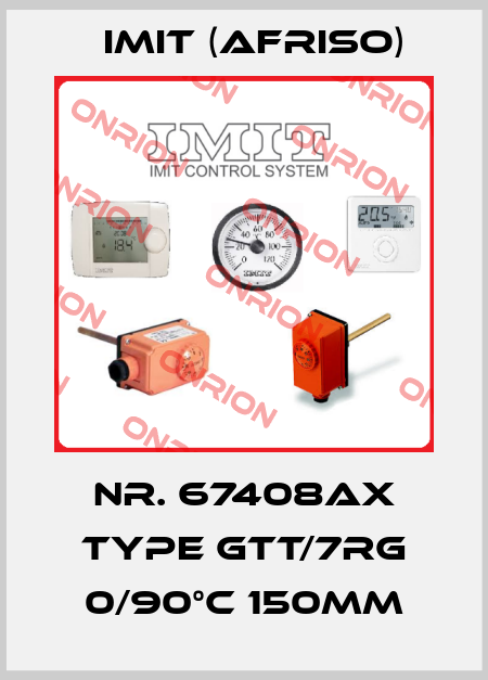 Nr. 67408AX Type GTT/7RG 0/90°C 150mm IMIT (Afriso)