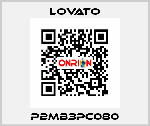 P2MB3PC080 Lovato