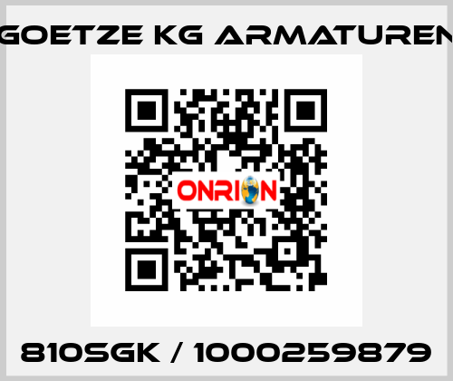 810SGK / 1000259879 Goetze KG Armaturen