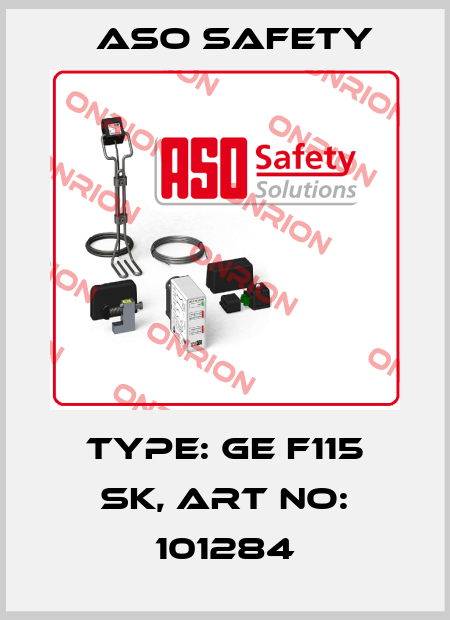 Type: GE F115 SK, Art No: 101284 ASO SAFETY