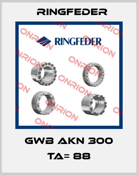 GWB AKN 300 TA= 88 Ringfeder