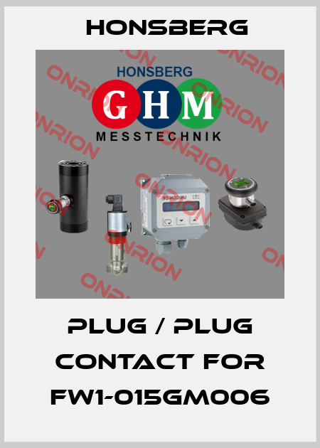 plug / plug contact for FW1-015GM006 Honsberg