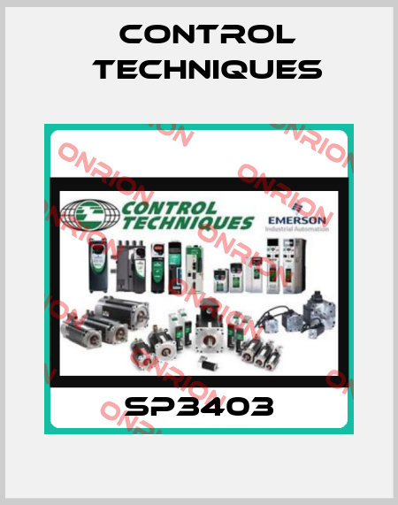SP3403 Control Techniques