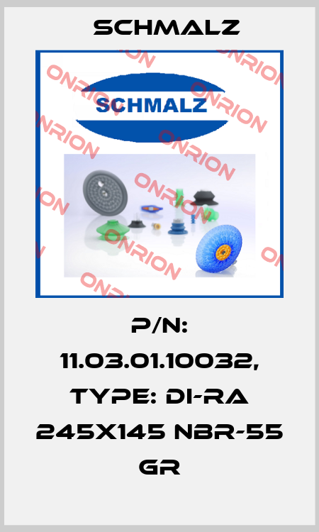 P/N: 11.03.01.10032, Type: DI-RA 245x145 NBR-55 GR Schmalz
