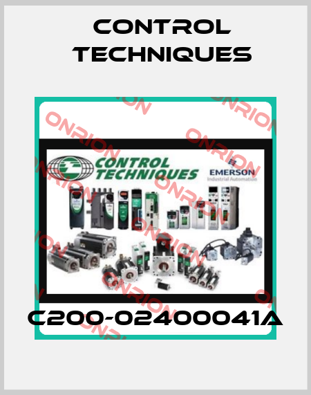 C200-02400041A Control Techniques