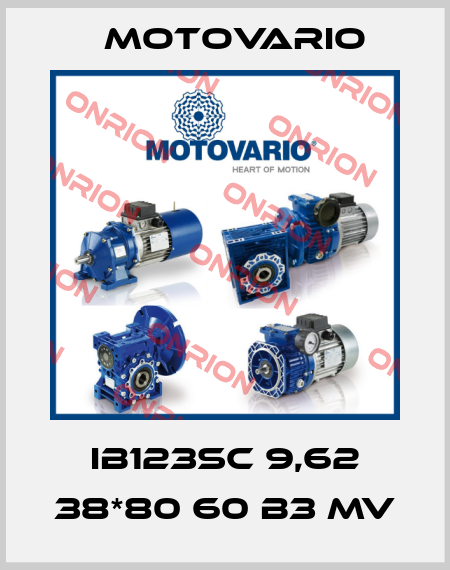IB123SC 9,62 38*80 60 B3 MV Motovario