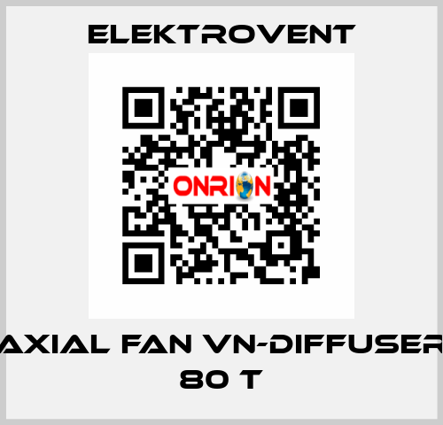 Axial fan VN-Diffuser 80 T ELEKTROVENT