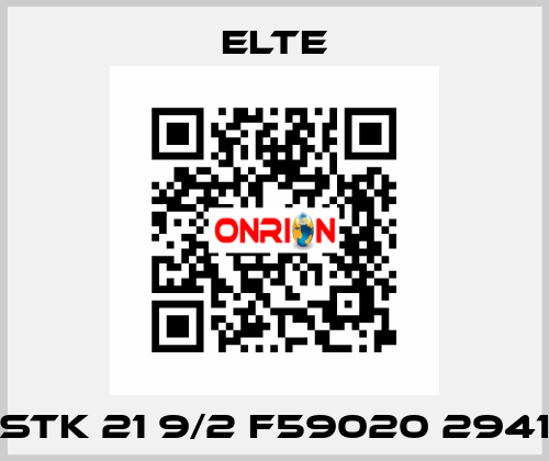 STK 21 9/2 F59020 2941 Elte