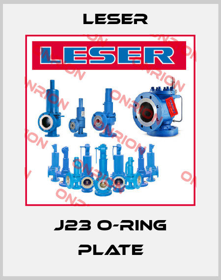 J23 O-ring plate Leser