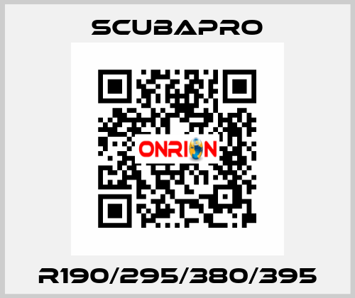 R190/295/380/395 Scubapro