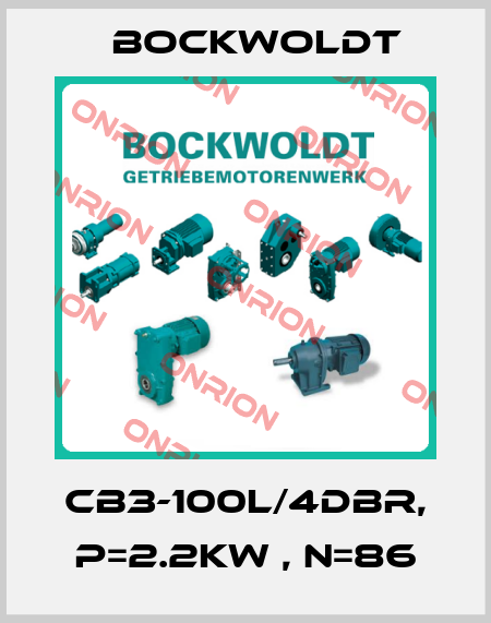CB3-100L/4DBr, P=2.2kW , n=86 Bockwoldt