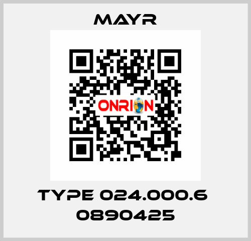 Type 024.000.6  0890425 Mayr