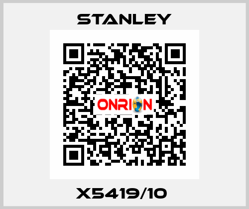X5419/10  Stanley
