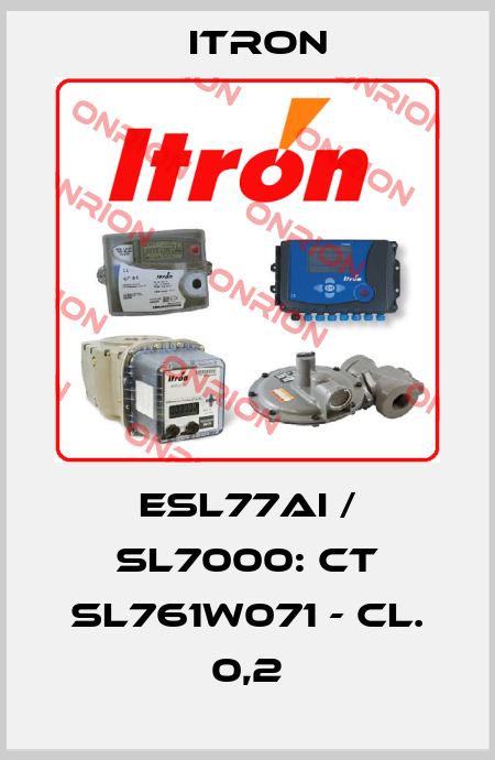 ESL77AI / SL7000: CT SL761W071 - CL. 0,2 Itron