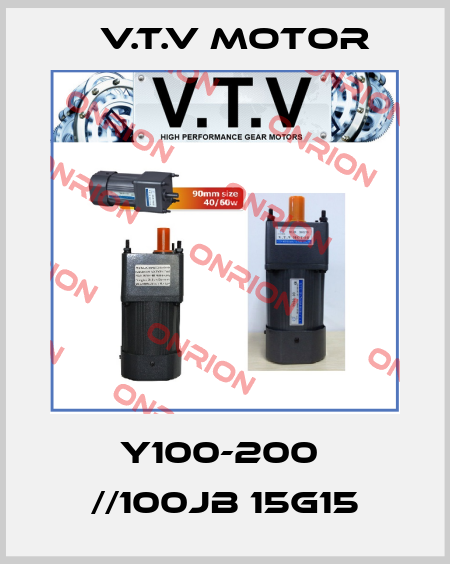 Y100-200  //100JB 15G15 V.t.v Motor
